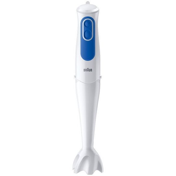 Mixer vertical Braun MQ3000WH SMOOTHIE PLUS, 700 W, Pahar gradat 0.6 l, 2 viteze, Alb/Albastru