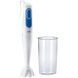 Mixer vertical Braun MQ3000WH SMOOTHIE PLUS, 700 W, Pahar gradat 0.6 l, 2 viteze, Alb/Albastru